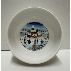 Villeroy & Boch Naif Christmas white round serving bowl